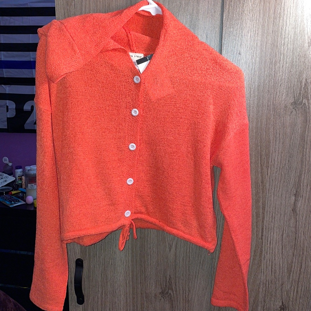 light knit cropped top